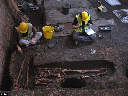 History uncovered: Experts say it's one of the largest medieval hospital cemeteries ever discovered in Britain 