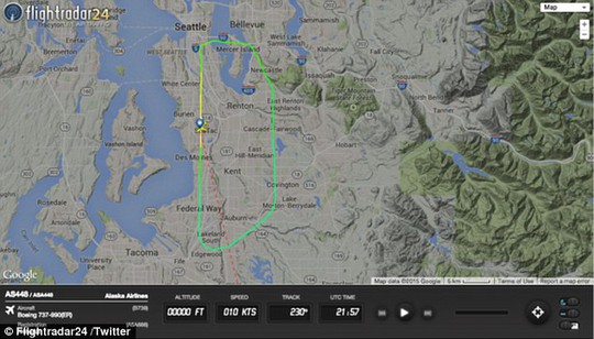 Emergency landing: The pilot turned back to Seattle 14 minutes into the flight when he heard screaming