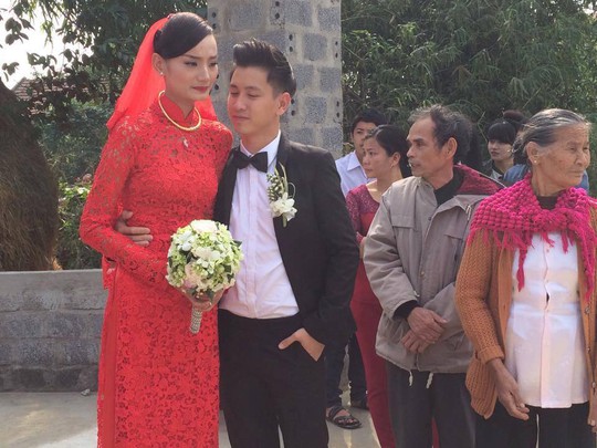 Đám cưới đã diễn ra ở Quảng Bình, quê nhà cô dâu