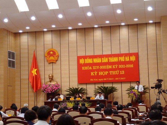 Quang cảnh buổi họp HĐND sáng 6-7 Quang cảnh buổi họp HĐND sáng 6-7