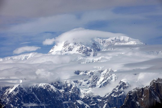 Đỉnh núi McKinley, vừa đổi lại thành Denali, ở bang Alaska Ảnh: THE NEW YORK TIMES