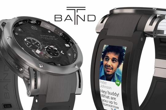 Kairos T-Band ra mắt hồi cuối tháng 12-2014 với màn hình hiển thị màu đặt trực tiếp trên dây đeo.