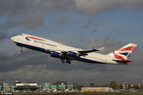 Máy bay của hãng British Airways 