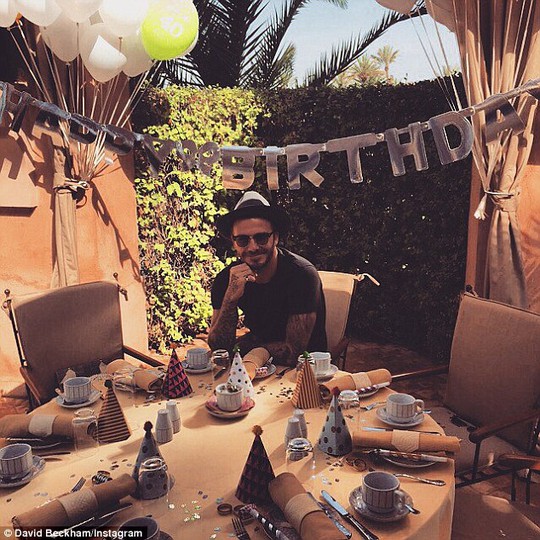 David Beckham khoe nơi tổ chức tiệc sinh nhật