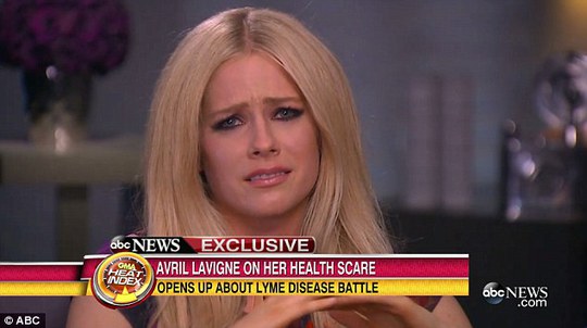 Avril Lavigne kể lại bệnh của mình