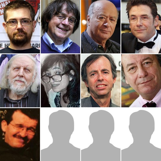 9 torng số 12 người thiệt mạng tại tòa báo Charlie Hebdo. Ảnh: BBC