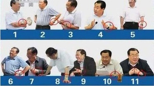 Đồng hồ khiến ông Dương Đạt Tài tiêu tan sự nghiệp chính trị. Ảnh: BBC