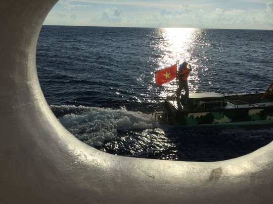 Việt Nam kiên định đấu tranh bảo vệ chủ quyền biển đảo, phản đối các hoạt động xâm lấn trái phép của Trung Quốc  Ảnh: LƯƠNG DUY CƯỜNG