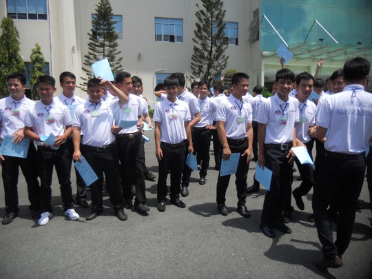 Lao động xây dựng do Chi nhánh Công ty Haindeco tại TP HCM tuyển chọn để cung ứng cho thị trường Nhật Bản