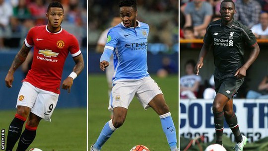 Depay (M.U), Sterling (Man City) và Benteke (Liverpool) là 3 bảng hợp đồng đắt giá nhất hè 2015 ở Premier League