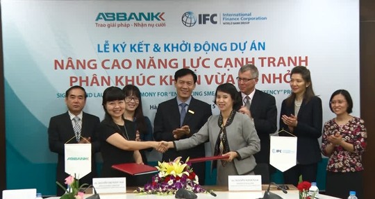 ABBank và IFC khởi động dự án nâng cao năng lực cạnh tranh doanh nghiệp vừa và nhỏ.