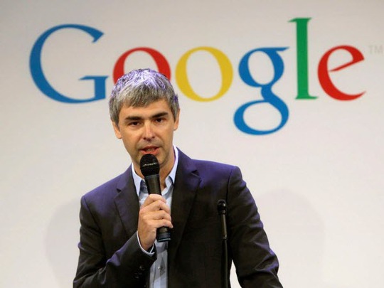 Ông Larry Page đã ra một thông báo gây bất ngờ cho cộng đồng công nghệ. Ảnh: AP