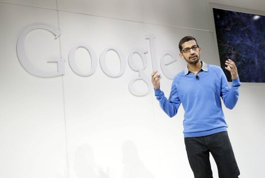 Ông Sundar Pichai sẽ đảm nhận trọng trách lớn nhất tại Google, công ty con của Alphabet. Ảnh: AP