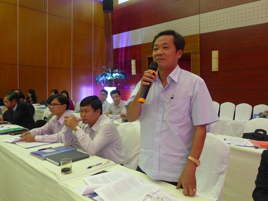 Phó Chánh án TAND TP HCM Huỳnh Ngọc Ánh phát biểu thảo luận Phó Chánh án TAND TP HCM Huỳnh Ngọc Ánh phát biểu thảo luận