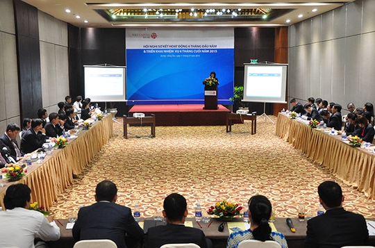 Toàn cảnh Hội nghị Sơ kết 6 tháng đầu năm 2015 của Viet Capital Bank