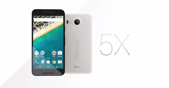 Nexus 5X quét vân tay giá 379 USD