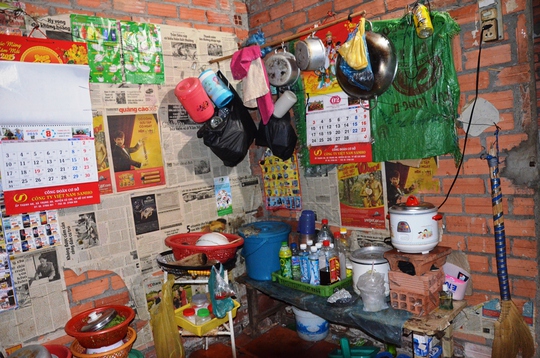 Bên trong một nhà trọ công nhân