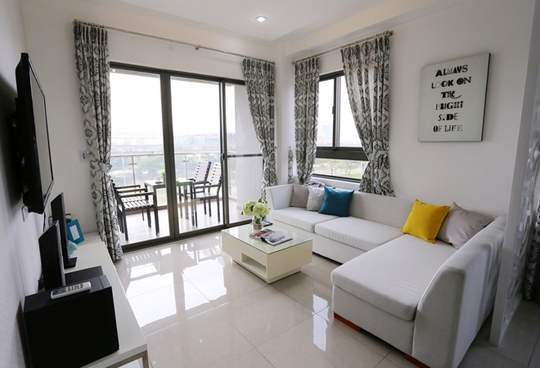Một phòng khách căn hộ Docklands Sài Gòn
