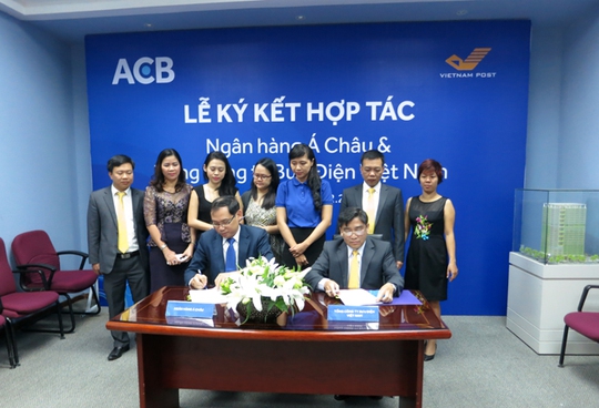 ACB ký hợp tác với Vietnam Post