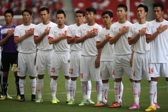 U23 Việt Nam trong trận thua U23 Myanmar