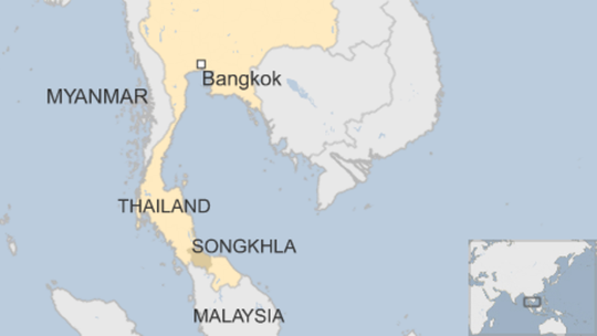 Người tị nạn Myanmar luôn phải dừng chân ở miền Nam Thái Lan trước khi đến Malaysia. Nguồn: BBC