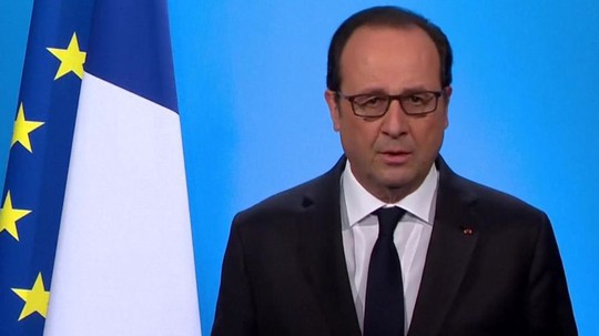 Tổng thống Pháp Francois Hollande. Ảnh: BBC