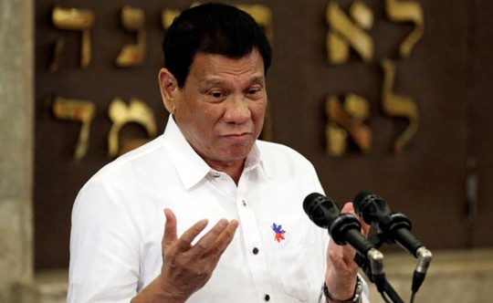 Ông Duterte lại châm ngòi căng thẳng với Mỹ. Ảnh: AP