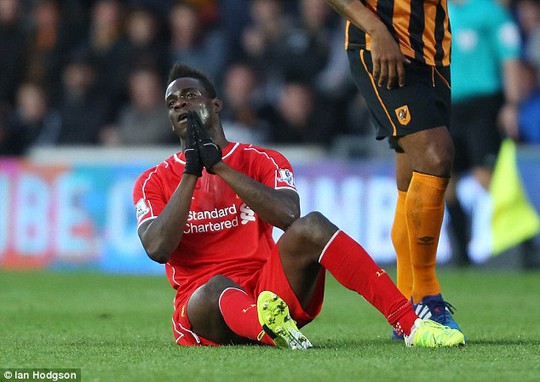 
Balotelli trong màu áo Liverpool
