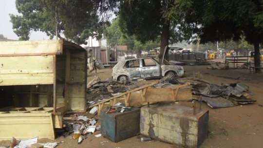 
Vụ đánh bom kép của 2 nữ sinh tại một khu chợ ở Nigeria khiến 56 người thiệt mạng. Ảnh: Africa.tvcnews
