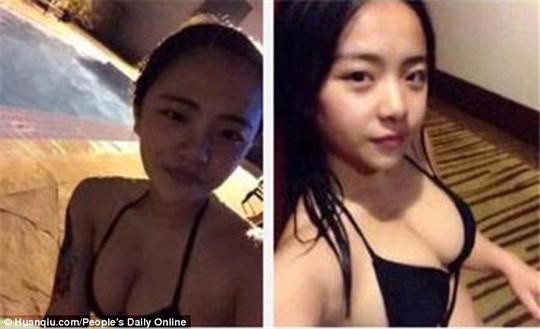 
Cô gái 21 tuổi với biệt danh Sherry Gun. Ảnh: Huanqiu.com
