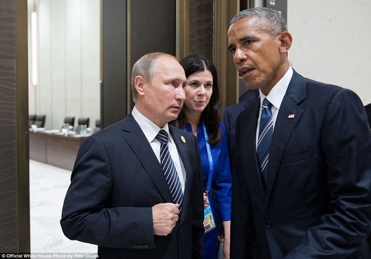 
Khoảnh khắc căng thẳng giữa ông Obama và ông Putin tại Hội nghị G20 ở Hàng Châu ngày 5-9-2016
