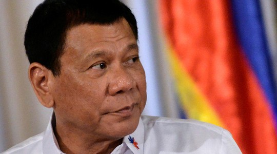 
Tổng thống Philippines Rodrigo Duterte. Ảnh: Reuters

