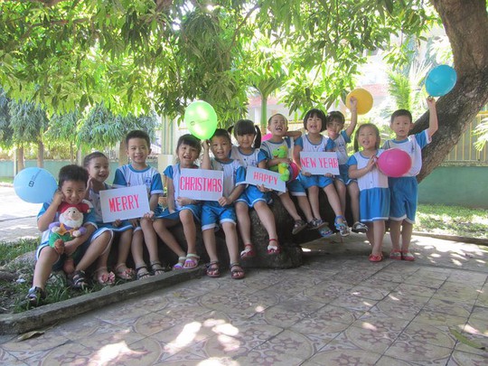 Các en học sinh của Làng SOS Gò Vấp - TPHCM