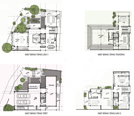 
Mặt bằng tổng thể căn nhà
