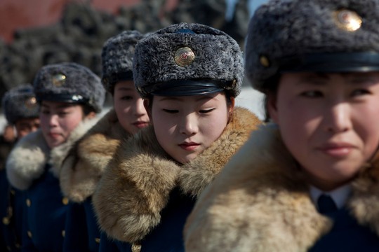 
Muốn làm nữ CSGT ở Triều Tiên phải có nhan sắc. Ảnh: AP
