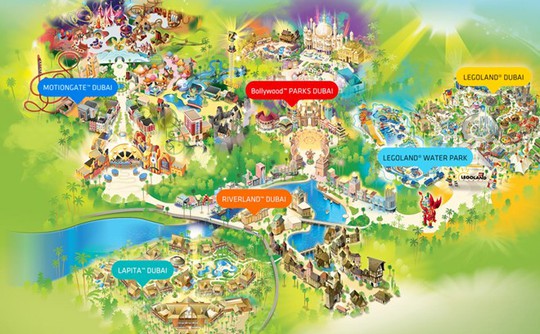 Siêu công viên giải trí lớn nhất thế giới ở Dubai