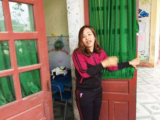 
Cô Nguyễn Thị Hoàn kể lại sự việc
