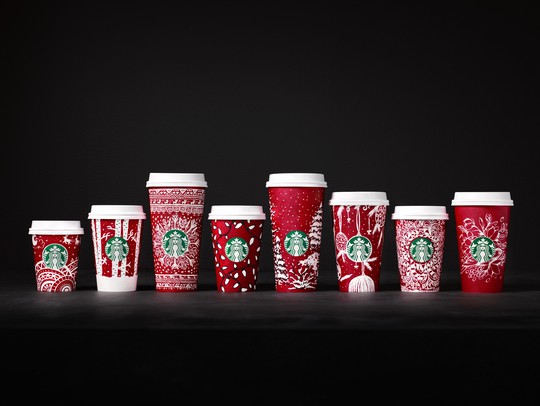 Những chiếc cốc đỏ mùa lễ hội của Starbucks