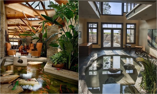 Không gian sống đẹp hơn nhờ trang trí nhà với nước