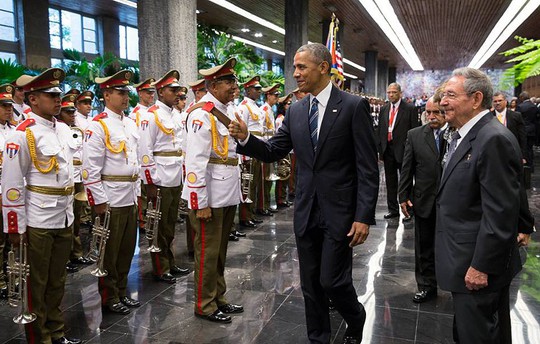 Tổng thống Obama đến thăm Cuba tháng 3-2016. Ảnh: WIKIMEDIA