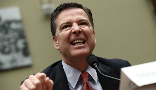 Giám đốc Cục Điều tra Liên bang Mỹ (FBI) James Comey. Ảnh: INQUISITR