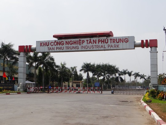 
KCN Tân Phú Trung tại huyện Củ Chi

