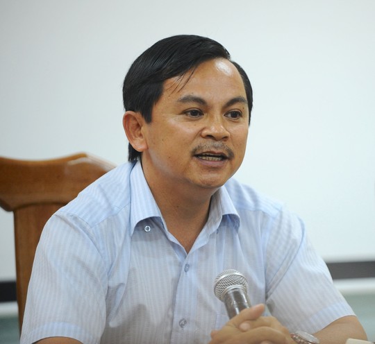 Nguyên chủ tịch CLB Long An Võ Thành Nhiệm chia sẻ trong buổi giải trình với VFF và VPF