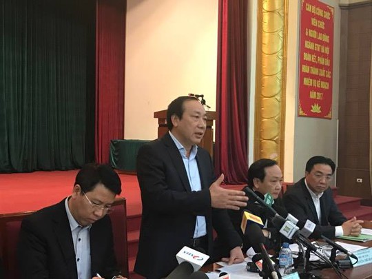 Thứ trưởng Bộ GTVT Nguyễn Hồng Trường phát biểu
