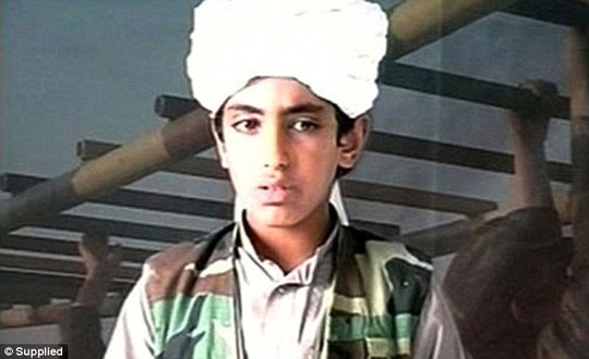 Một người con trai khác của Bin Laden, Hamza. Ảnh: DAILY MAIL