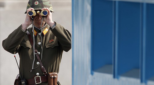 Một binh sĩ Triều Tiên. Ảnh: REUTERS