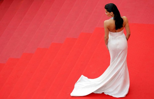 Người mẫu bạch biến tự tin khoe dáng tại Cannes 70 - Ảnh 9.