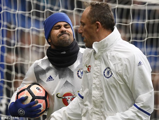 Costa đã không thuyết phục được đội ngũ y tế của Chelsea về chấn thương của mình