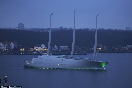 
Sailing Yacht A sẽ đến miền Nam của Tây Ban Nha để hoàn tất đợt kiểm tra cuối cùng trước khi chuyển giao cho chủ nhân của nó. Ảnh: Imago
