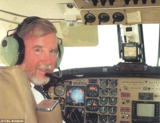 
Ông Max Quartermain, phi công của chiếc máy bay gặp nạn. Ảnh: C&L Aviation
